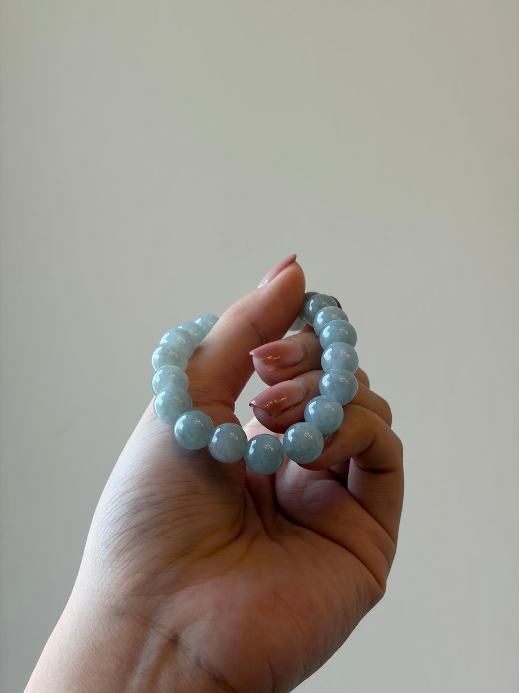 🩵緬藍翡翠手串